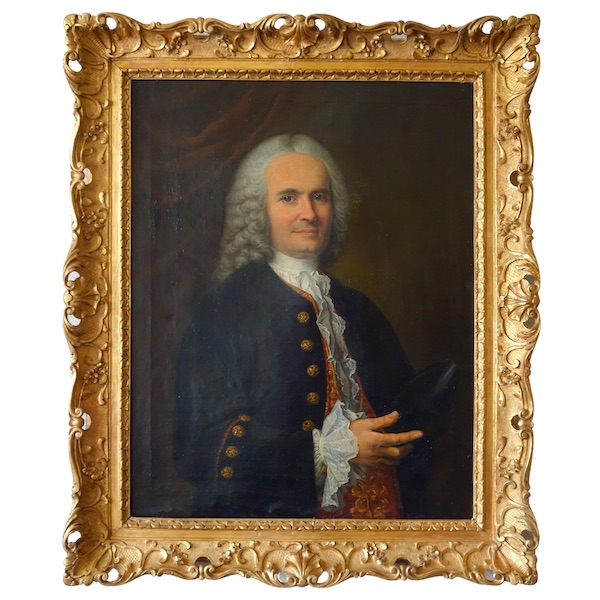 Portrait d aristocrate en costume de chasse LXV