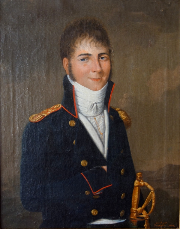 Johann Friedrich Dryander : portrait d'un officier du Génie sous le Consulat en 1802