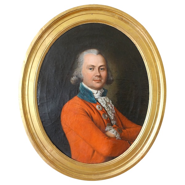 18th century French school, portrait of an aristocrat - Louis XVI period, late 18th century