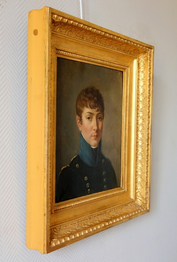 Portrait d'un élève du Lycée Impérial sous l'Empire, HST attribuée à Van Gorp