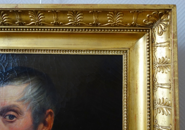 Portrait of a French officer under French Empire - oil on canvas - 54cm x 65cm