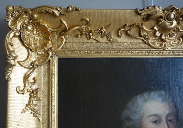 Ecole Française du XVIIIe siècle, portrait d'une fausse dévote, suiveur de Nattier