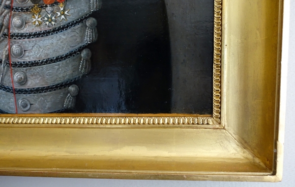 Portrait of Gabriel F. d'Herisson, 19th century oil on canvas