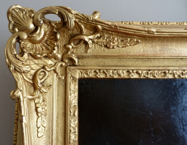 Donatien Nonnotte (attribué à) : portrait de gentilhomme d'époque Louis XV, huile sur toile