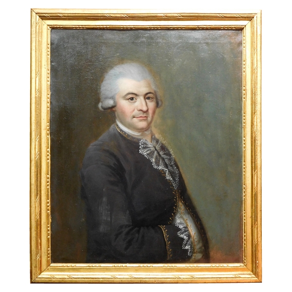 18th century French school - portrait of a gentleman - oil on canvas