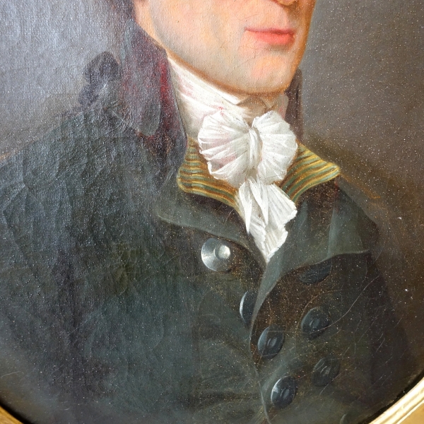 18th century French school, portrait of an aristocrat, oil on canvas