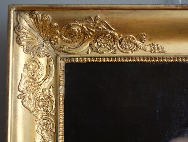 Jean François Garneray, élève de David : portrait d'homme d'époque Restauration, huile sur toile