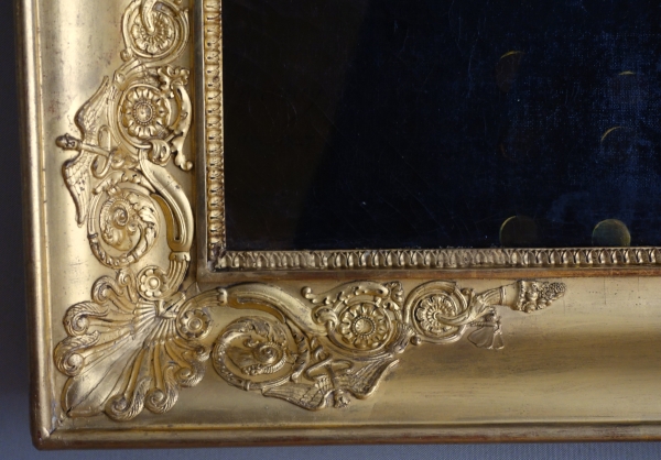 Jean François Garneray, élève de David : portrait d'homme d'époque Restauration, huile sur toile