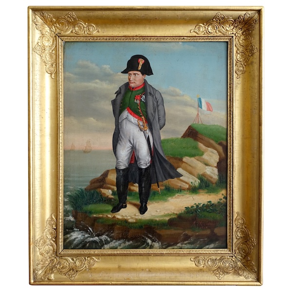 Portrait of Napoleon Ier in St Helen Island - 49cm x 59cm