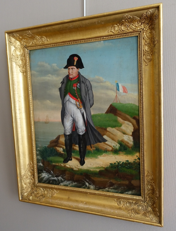 Portrait of Napoleon Ier in St Helen Island - 49cm x 59cm