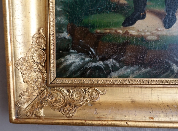 Portrait of Napoleon Ier in St Helen Island - 49cm x 59cm