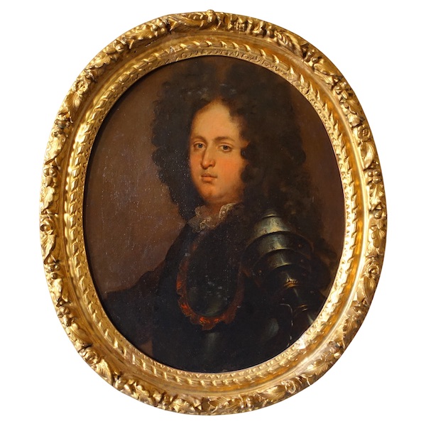 Late 17th century French school, portrait of an officer, Louis XIV period