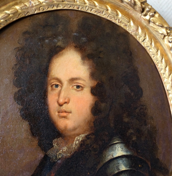 Late 17th century French school, portrait of an officer, Louis XIV period