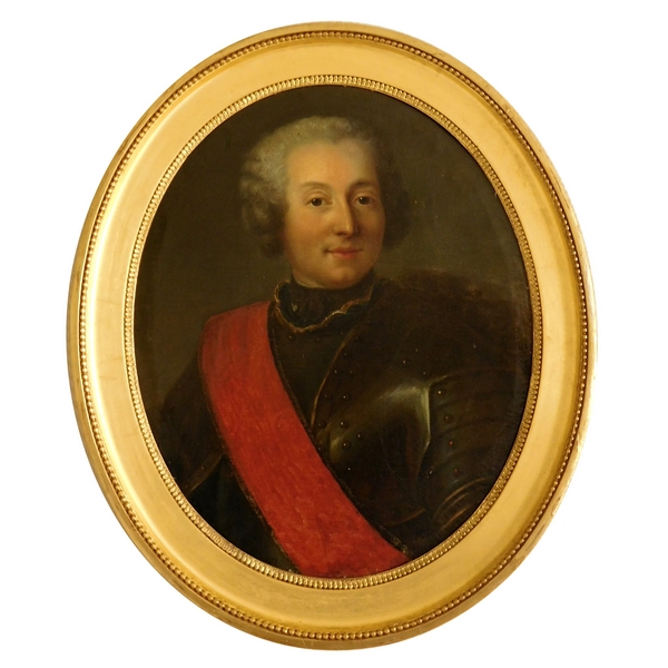 18th century French school, portrait of an officer