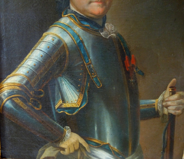 Louis XV portrait of a French aristocrat, General Officer and knight of St Louis