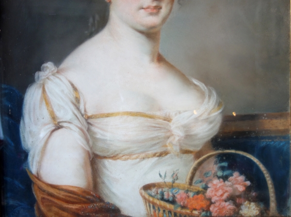 Empire portrait of a French princess, early 19th century pastel