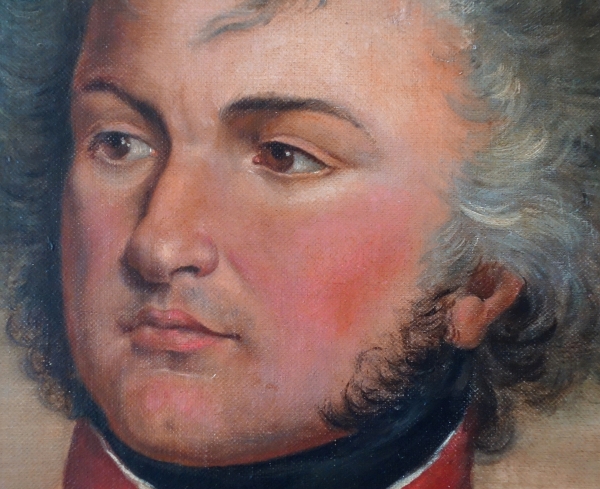 Ecole Française du XIXe siècle, portrait du Général Kléber, huile sur toile