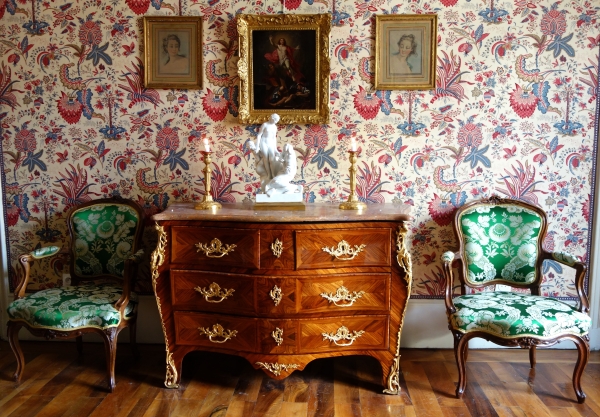 La Résurrection du Christ d'après Van Loo, HST, cadre en bois doré d'époque Louis XIV