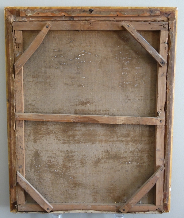 Ecole Française du début XIXe siècle, Le Sacré Coeur de Jésus, huile sur toile traditionaliste