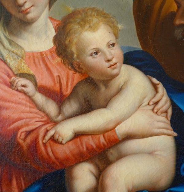 Holy Family and allegory of Redemption, French school by a follower of Mignard