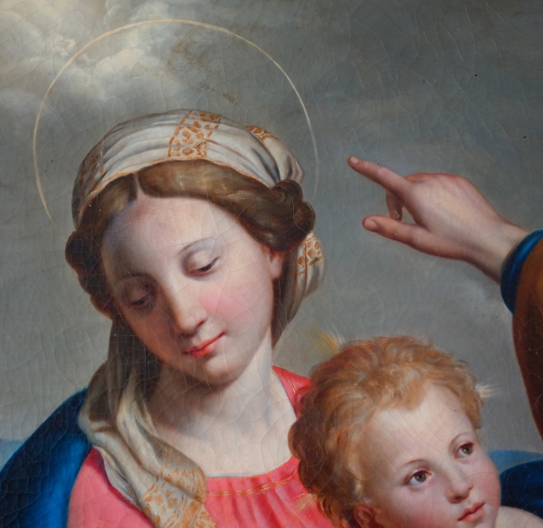 Sainte Famille et allégorie de la Rédemption, école française, suiveur de Mignard