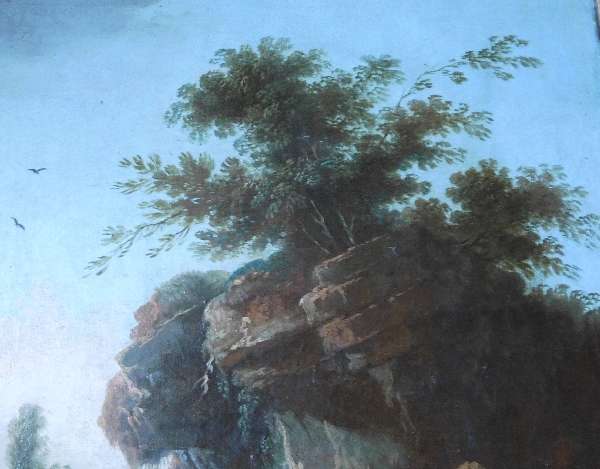 18th century French School, follower of Jean-Baptiste Claudot : pastoral scene