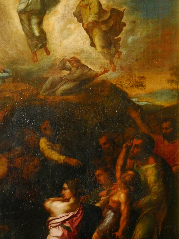 Ecole du XVIIIe d'après Raphaël, la Transfiguration du Christ