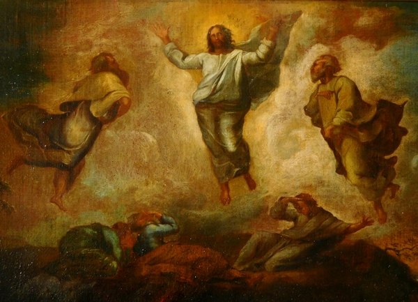 Ecole du XVIIIe d'après Raphaël, la Transfiguration du Christ