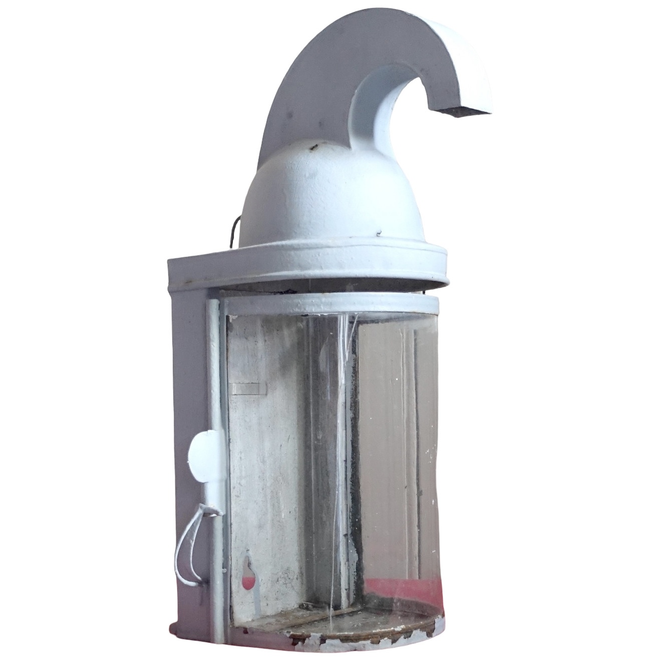 Antique-style helmet-shaped lantern for exterior or interior use, early 19th century