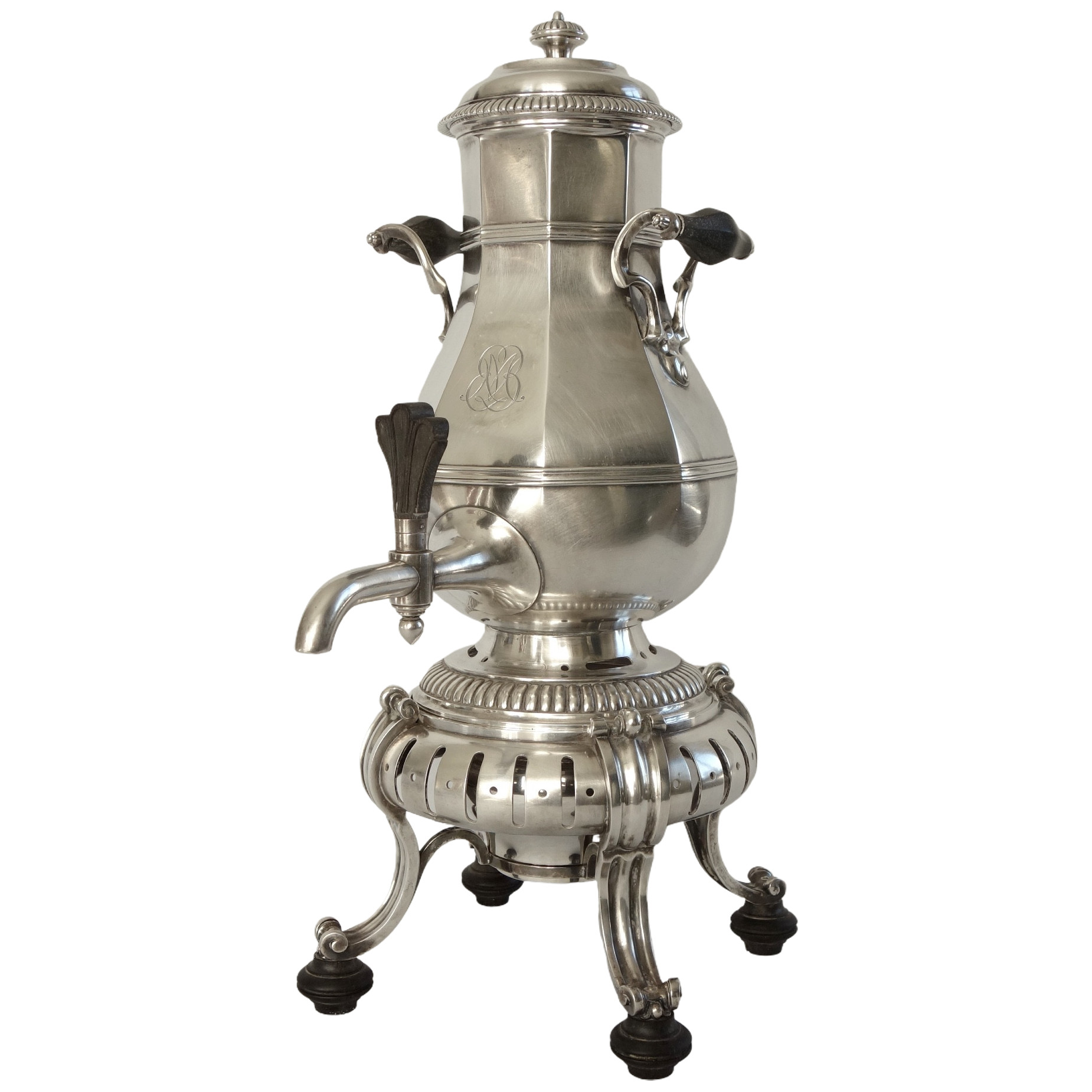 Cardeilhac : silver plated samovar, Regency style
