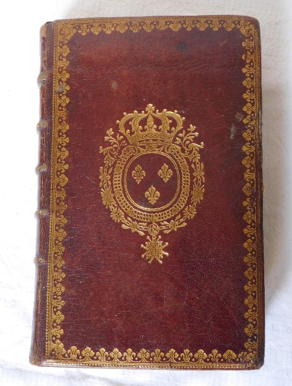 Detail — Royal church book, Louis XV period (18th century)