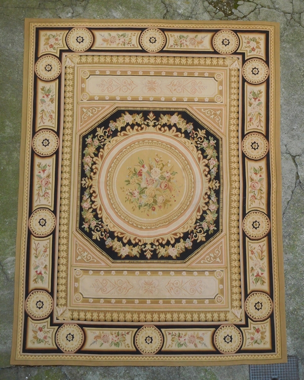 Detail — Neo classical style Aubusson carpet, late 19th century - 380cm x 270cm