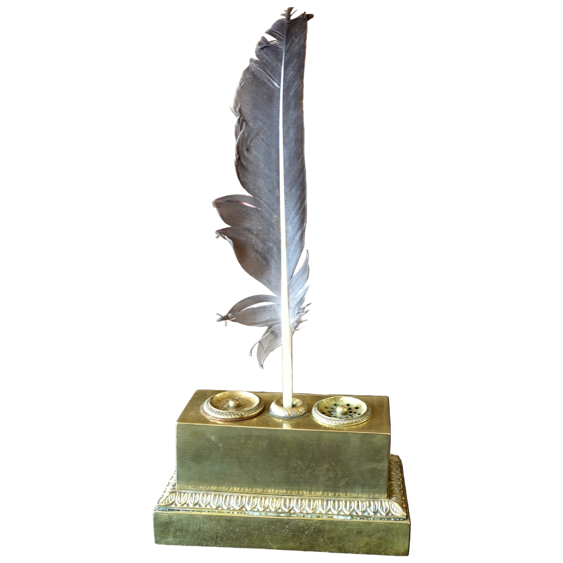 Empire ormolu inkwell - 19th century circa 1830