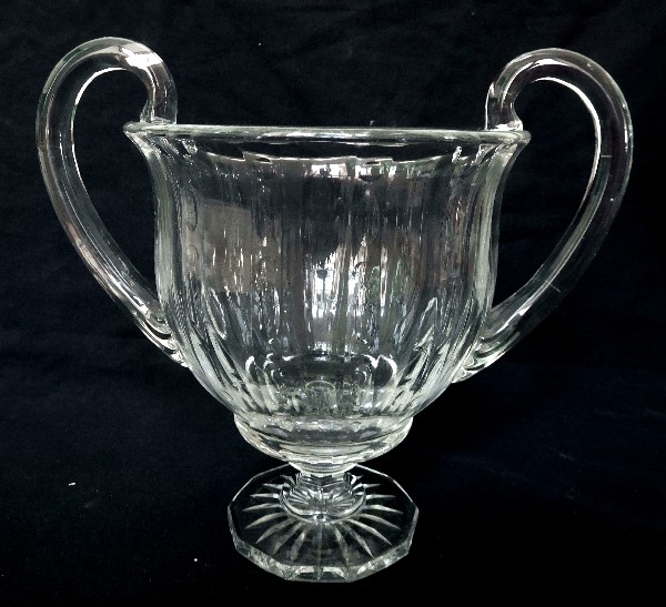 Detail — Baccarat crystal vase or cup, 19th century