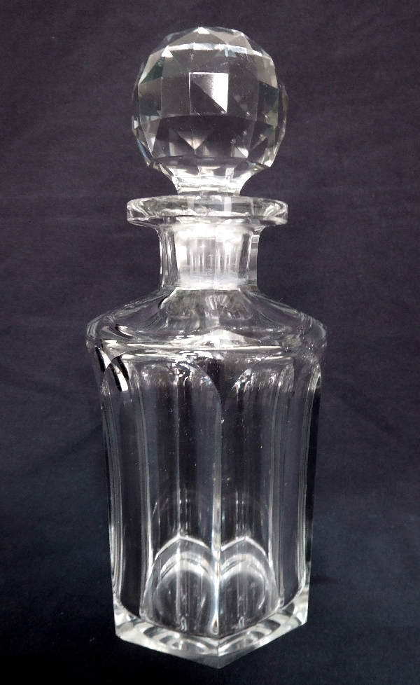 Detail — Baccarat crystal perfume / whisky bottle, Malmaison pattern - 20.8cm