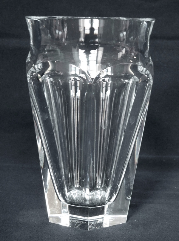 Detail — Baccarat crystal vase, Nelly pattern - 12.9cm - signé