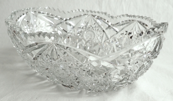 Detail — Large Baccarat crystal serving bowl or table centerpiece