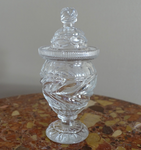 Detail — Le Creusot : early 19th century crystal jam jar - 19,8cm