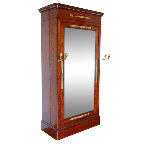 Jacob : mahogany and ormolu cupboard / wardrobe, stamped - early 19th century circa 1820