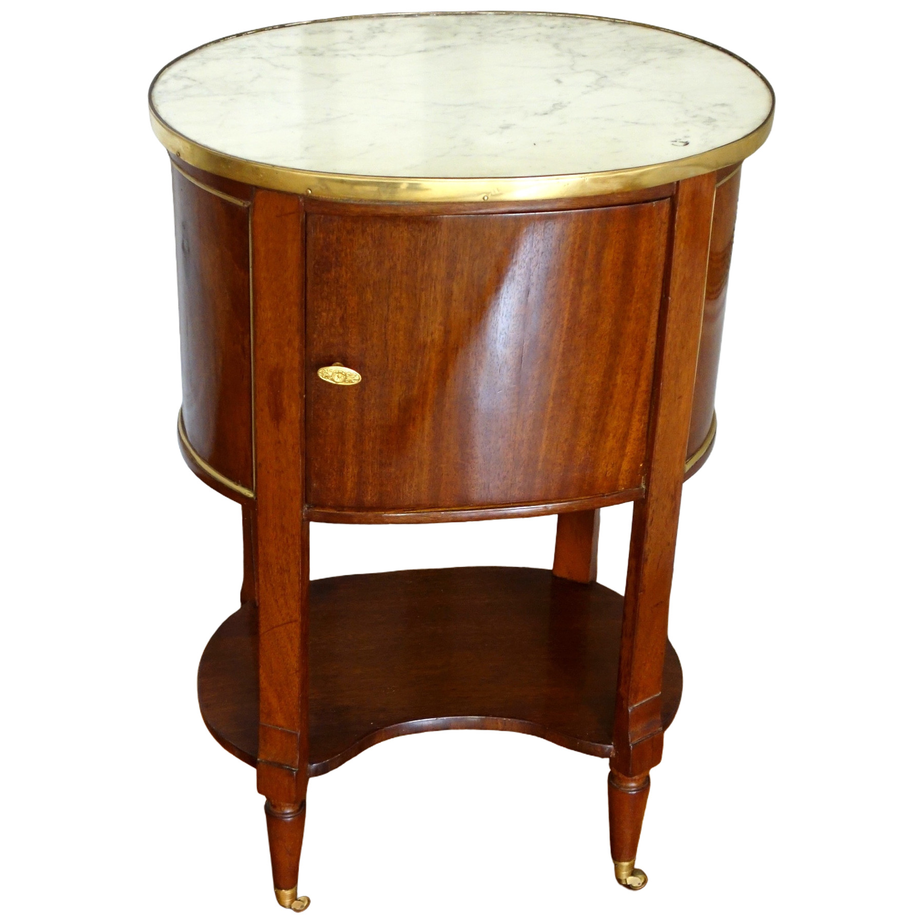 Louis XVI mahogany bedside table / coffee table, late 18th century