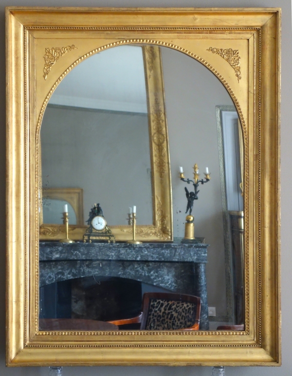 Detail — Empire mirror set into a gil wood frame - 89cm x 116cm