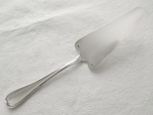 Detail — Christofle : silver plated pie server, Malmaison pattern