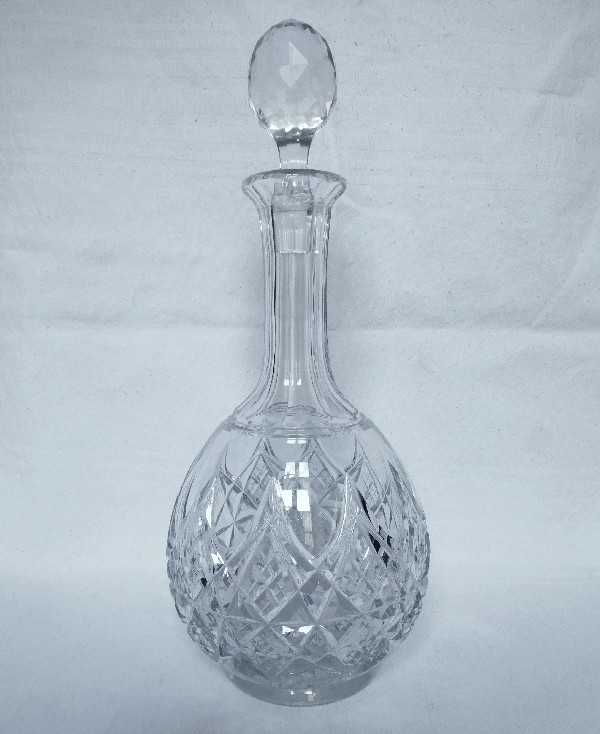 Detail — Baccarat crystal wine decanter, Colbert pattern