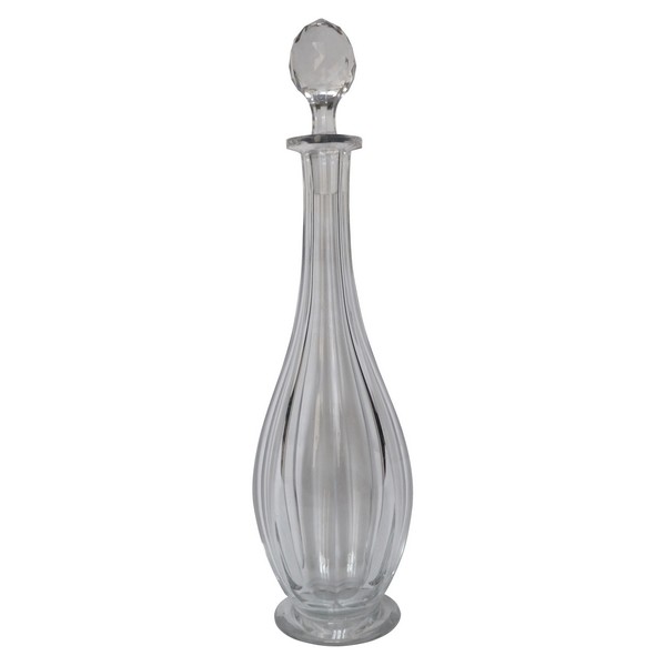Grande carafe à vin en cristal de Baccarat, modèle Malmaison