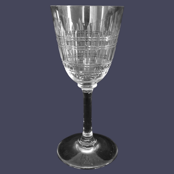 Baccarat crystal wine glass, Cavour pattern - 13,3cm