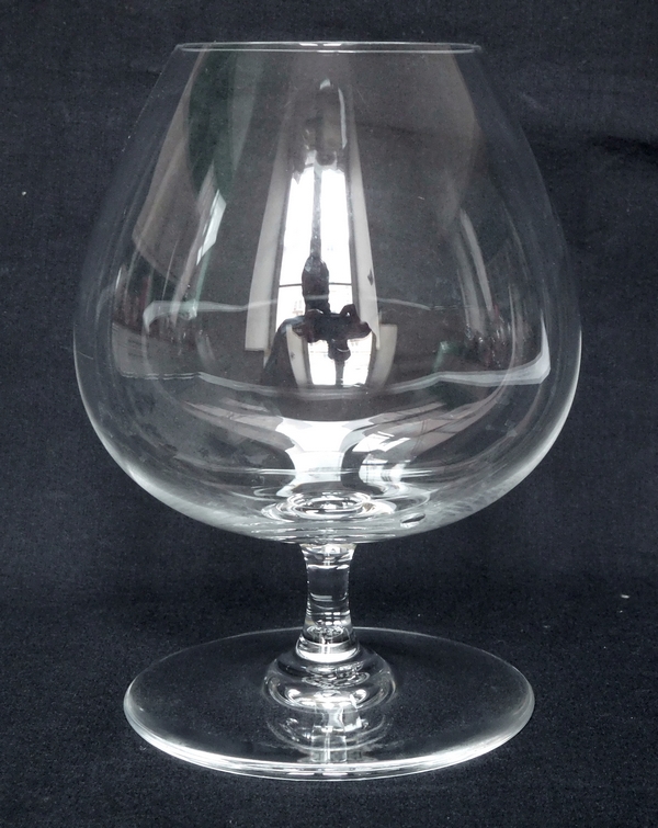 Detail — Tall Baccarat crystal cognac / brandy glass, Perfection / Oenologie pattern - signed