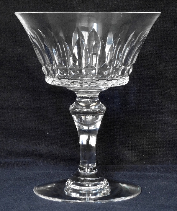 Détail — Coupe à champagne en cristal de Baccarat, modèle Piccadilly - signée