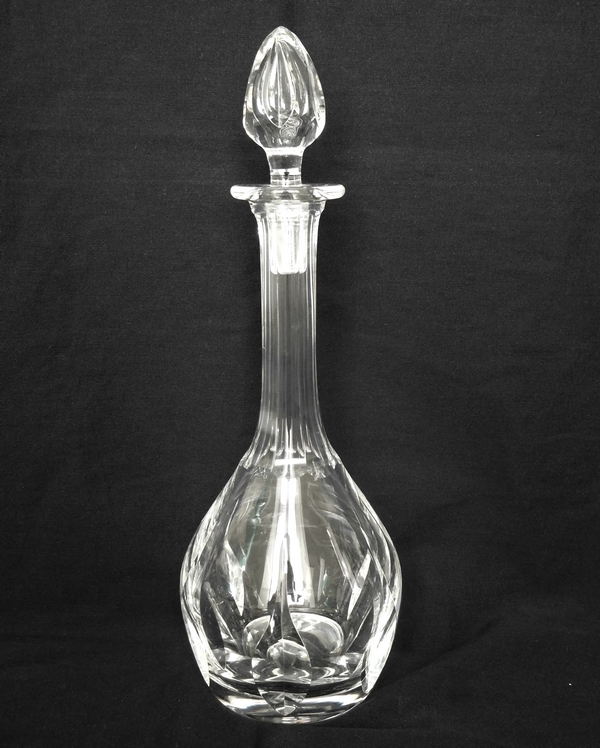 Détail — Carafe à liqueur en cristal de St Louis, modèle Cerdagne, 26cm - signée