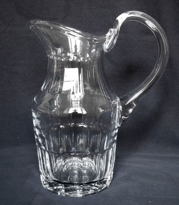 Détail — Pichet / broc en cristal de Saint Louis, modèle Caton - signé