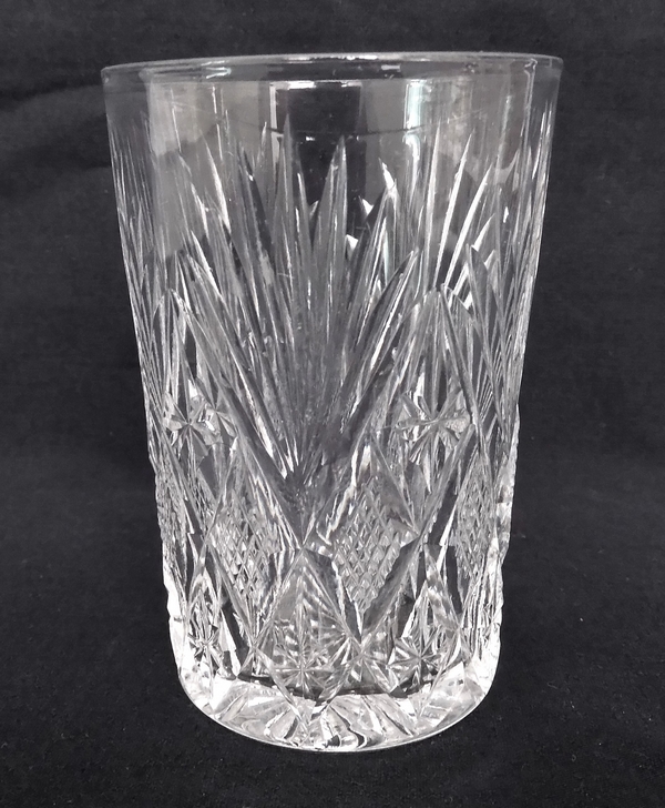 Détail — Gobelet / verre à vin ou porto en cristal taillé de St Louis, modèle Gavarni - 8cm